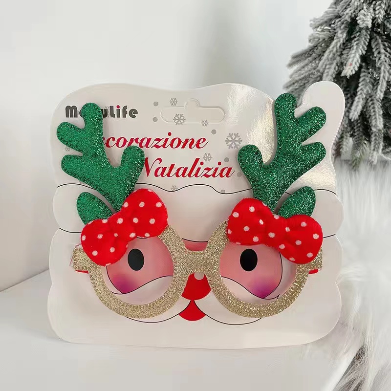 Christmas Creative Children's Glasses Frames Funny Props Party Decorations