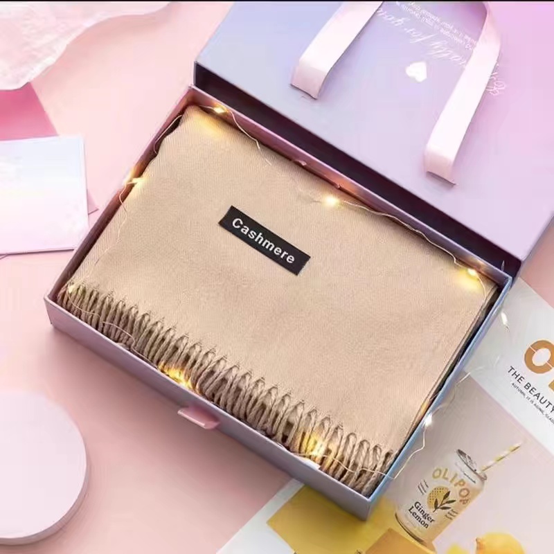 Birthday Christmas Scarf Thermos Cup Gift Box